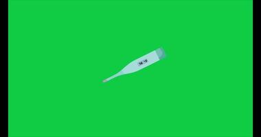 digital thermometer with number reading in fahrenheit video