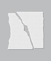 Empty a different shadowed picture frame. Create a realistic mockup of a photo card frame vector
