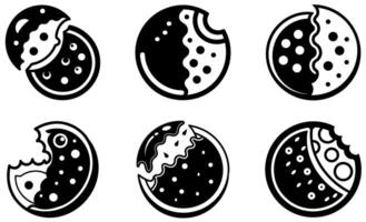 Cookie Icon Designs vector