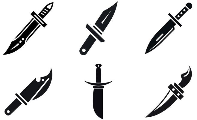 Knife Silhouette Icon design