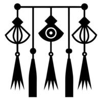 Elegant Tassels in Geometric Patterns design vector