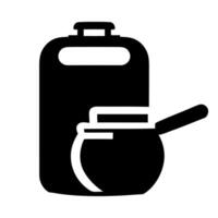 Simple illustration of coffee maker icon for web vector