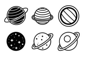 Globe and Earth Icons and Symbols vector