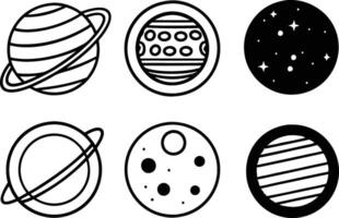 set of world map icon illustration vector
