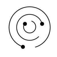 The movement of the body in orbits vector