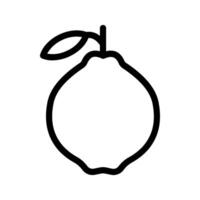 quince icon color editable, vector