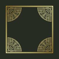 Elegant decorative frame design. vector
