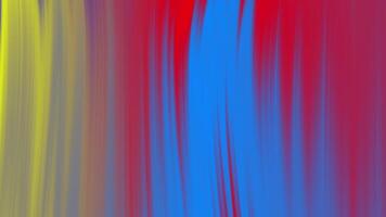 A colorful abstract background with a red, yellow and blue stripe video