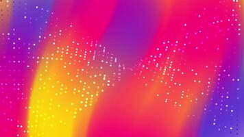 Abstract colorful background with dots video