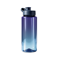 Stylish Gradient Water Bottle Hydration Reimagined on Transparant Background png