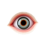Close-up of a Realistic Human Eye, Detailed Iris, Intriguing Gaze, Digital Art, Visual Masterpiece png