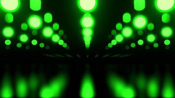 Green Pulsating Disco Light Background VJ Loop in 4K video