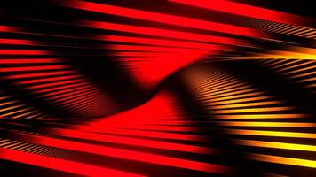 vermelho e laranja abstrato comovente linhas fundo vj ciclo dentro 4k video