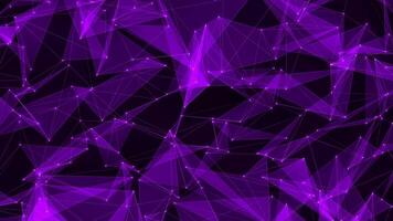 purple plexus technology data network background video