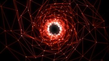 red plexus technology data network background video