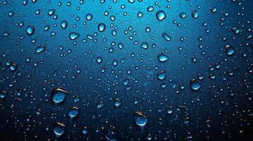Shiny Water Droplets in a Close-Up View photo