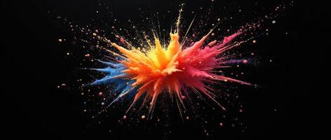exploding pop speech bubble background photo