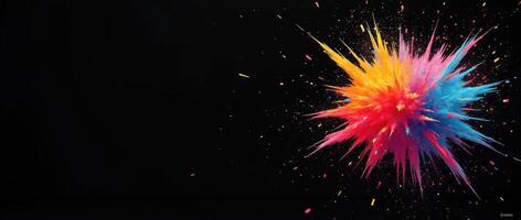 exploding pop speech bubble background explosive pop background. photo