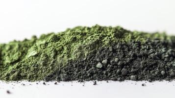 Shades of Green and Grey, A Textured Powder Blend photo