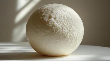 Sculptural Sphere, A Study in Light and Texture photo