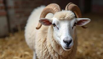 closeup of sheep , photo