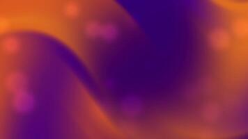 Purple and orange abstract background with blurry light spots suitable for vibrant design projects backgrounds or artistic concepts video