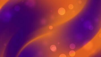Abstract orange purple gradient swirls with soft glowing bokeh lights perfect for vibrant backgrounds digital art modern design projects video