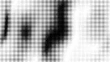 High contrast black and white halftone abstract texture with optical illusion effect Dotted gradient creates a unique dynamic pattern Perfect for modern designs posters and digital art festivals video
