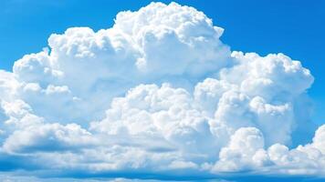 Clouds in the sky with blue sky background video