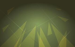 Minimalist Low-Poly Abstract Background in lime and yellow, Dynamic Light and Shadow Abstract Background for Digital Art vector
