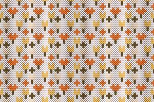 seamless pattern of knitting texture for the background vector