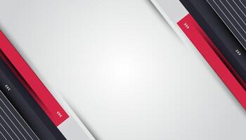 A red and black background with a white stripe vector