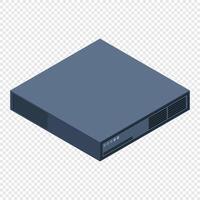 Isometric server Server racks. Server boxes isolated. Network server room. Computer network technology. illustration. vector
