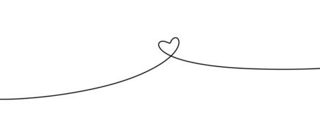 Doodle sketch style of Hand drawn Hearts Continuous One Line Drawing illustration for concept design .isolated on white background. vector