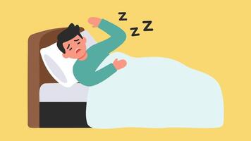 Overcoming Sleep Disturbances, A Guide to Restful Nights vector