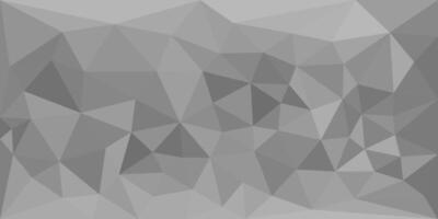 A geometric low poly gray abstract background featuring sharp triangular shapes and a modern minimalist style, ideal for digital design and tech visuals. vector