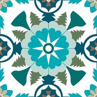 Floral pattern design features seamless flower and leaf elements for a beautiful nature-inspired decoration vector