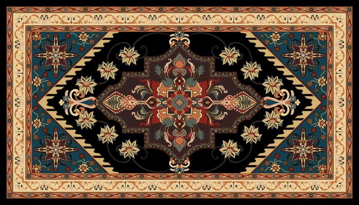 Complex carpets, Persian carpets, carpet patterns, ethnic tribal patterns