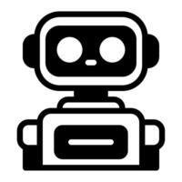Robot Character Futuristic Space Icon vector