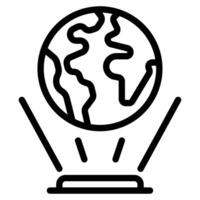 Global Connection Futuristic Space Icon vector