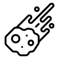 Asteroid Icon Design Futuristic Space vector