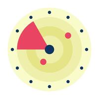 Radar Detection Icon vector