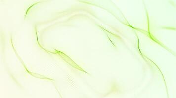 Elegant gently flowing and rippling green digital fractal light wave background animation. This modern abstract motion background is full HD and looping. video