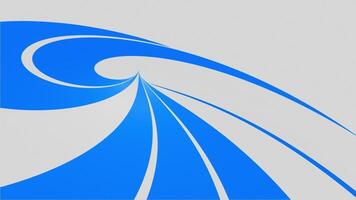 Simple blue hypnotic spiral motion background animation with copy space. This minimalist spiraling background is full HD and a seamless loop. video