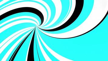 Simple blue, black and white hypnotic spiral motion background animation. This abstract spiraling background is full HD and a seamless loop. video