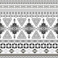 Tribal striped seamless pattern. Geometric background. Can be used to fabric design, wallpaper, decorative paper, web design. Black vector
