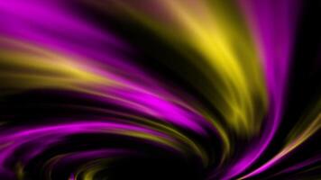 Abstract purple and blue backdrop design with glowing lines and flowing waves of bright color energy video