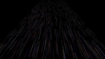Bright blue explosion of light and sparks in space a futuristic design with motion blur video
