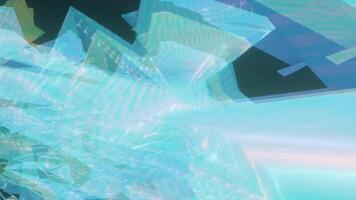Abstract Crystal Shapes Digital Rendering video