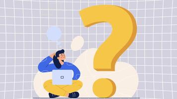 Thinking with Questions Around 2D Cartoon Animation video